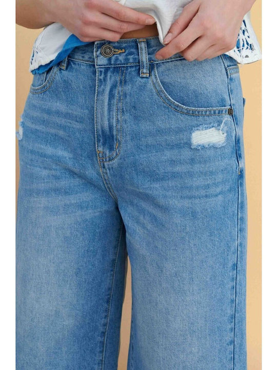 Women's Jean Bermuda Blue