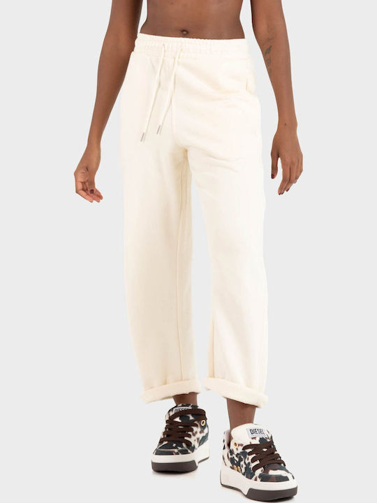 Calvin Klein Sweatpants Jogger Off White
