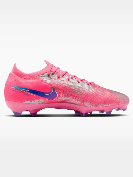 Nike Mercurial Vapor 16 Pro Vini Jr. Ποδοσφαιρικά Παπούτσια με Τάπες FG Ροζ