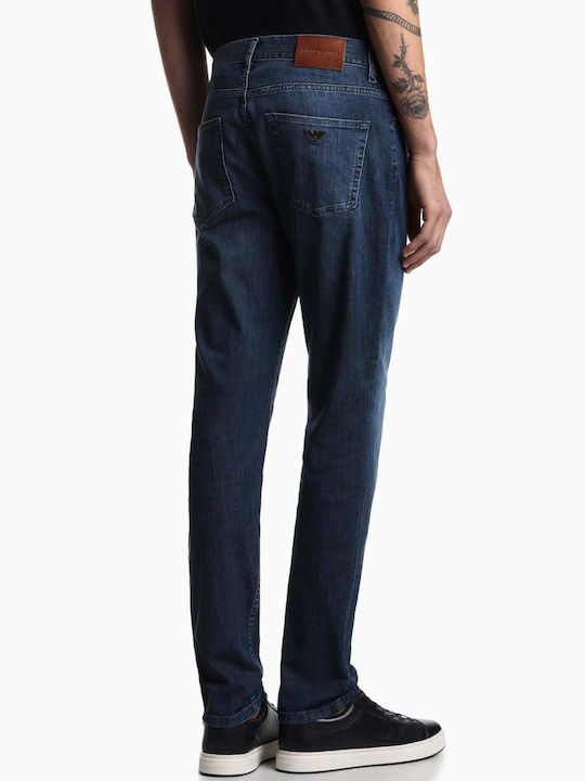 Emporio Armani Ανδρικό Παντελόνι Τζιν Slim Fit Μπλε