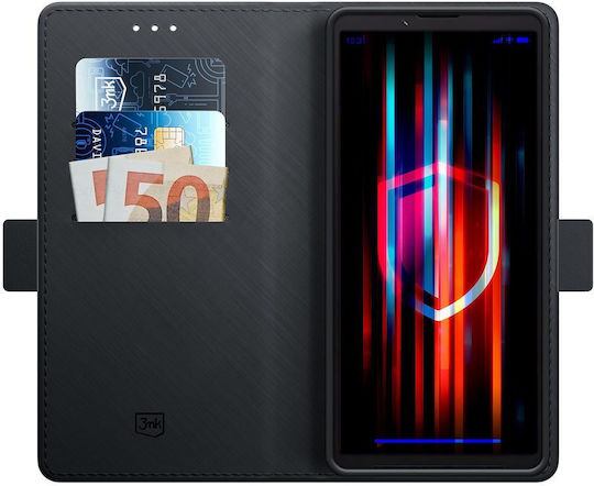 3MK Wallet Silicon / Plastic Negru (Xperia 10 VII)
