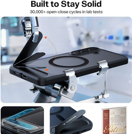 Torras Pstand Back Cover Μαύρο (Galaxy S26)