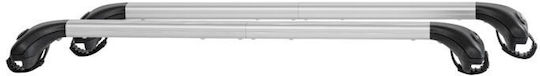 Menabo Folding Aluminum Car Roof Bars Ariete 815-1195 Cm Silver Color Volkswagen Sharan 7m1b 5 Doors 2003>2009 Raised Rails 55 Cm Max-2 Pieces 12050/mb Mp.12050/mb-302