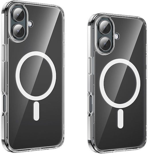 Borofone Back Cover Σιλικόνης 1.1mm Διάφανο (iPhone 16 Plus)