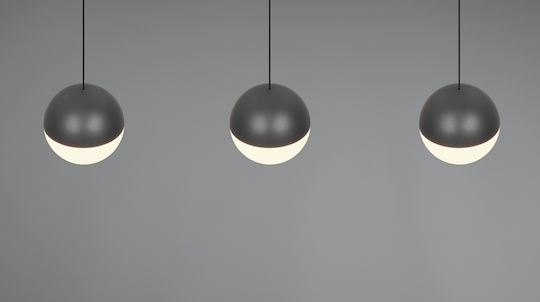 Trio Lighting Grey Ceiling Light Rail 60x150cm