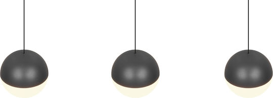 Trio Lighting Grey Ceiling Light Rail 60x150cm