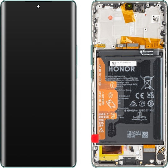 Honor Екран със Сензорен Механизъм за Honor Magic5 Lite (Зелен)