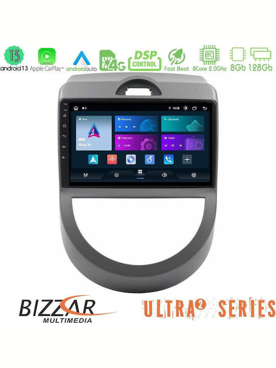 Bizzar Ηχοσύστημα Αυτοκινήτου για Kia Soul 2009-2011 (Bluetooth/USB/WiFi/GPS/Apple-Carplay/Android-Auto) με Οθόνη Αφής 9"