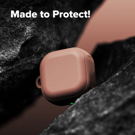 Ringke Silicone Case with Hook in Pink for Galaxy Buds4 / 4 Pro