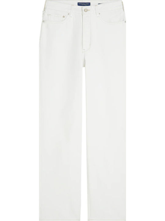 Ripple Women's Jean Pants in Straight Leg Style White