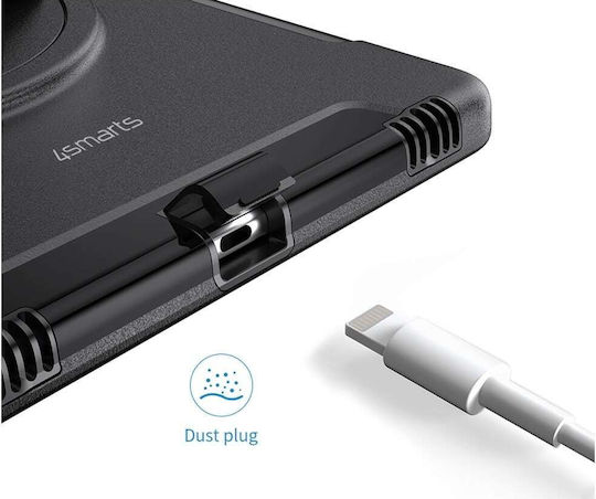 4Smarts Flip Cover Ανθεκτική Μαύρη (iPad 2019/2020/2021 10.2'')
