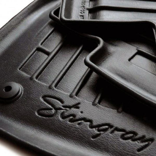 Front Car Mats 2 Pieces For Seat Leon Skoda Octavia Karoq Volkswagen Golf Jetta Touran Audi A3 A7 2012-2020 Black
