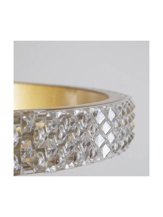 kelvo Diamond Κρεμαστό Φωτιστικό Λευκό LED με Ρυθμιζόμενο Λευκό Φως 60x60x60εκ.