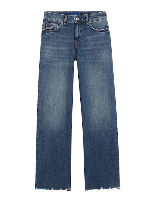 Women's Jean Trousers Dark Aged Denim