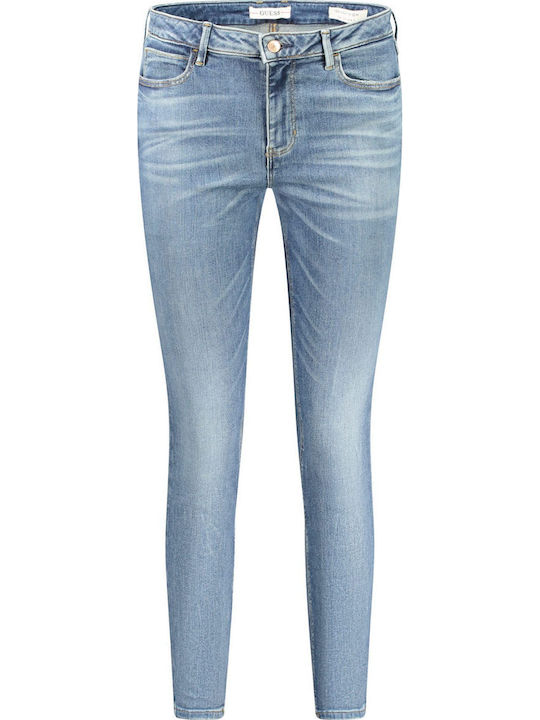 Hoch tailliert Damenjeans in Schlanker Passform