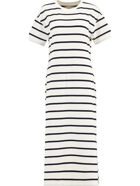 Midi Φόρεμα Navy/cloud Stripe