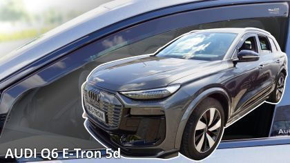 Heko Set of Windbreakers Front and Rear Car Dark Fime for Audi e-tron 2023+ 4pcs