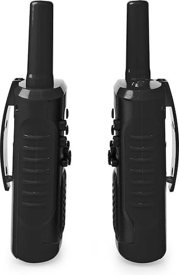 Nedis WLTK0610BK Walkie Talkie with Monochrome Screen Set of 2pcs