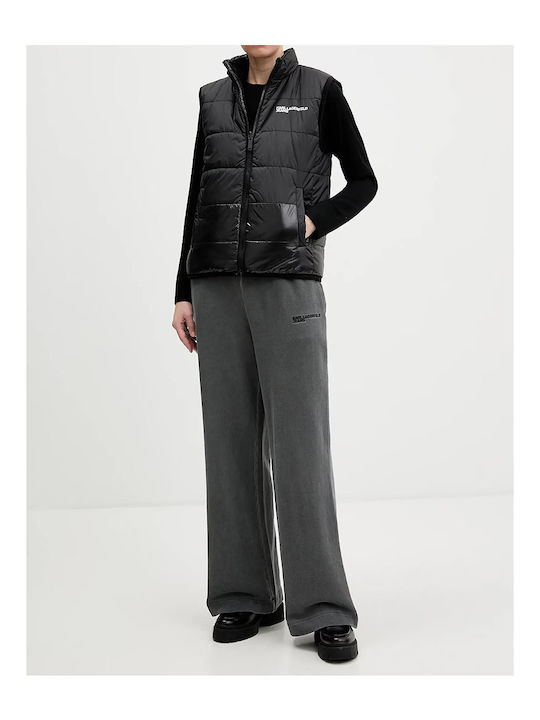 Women's Lifestyle Jacket Double Sided for Winter Black