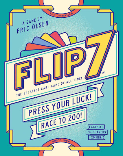 Brettspiel Flip 7 für 3+ Spieler 8+ Jahre (EN) The OP