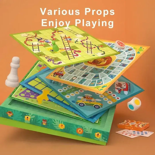 Настолна игра 32 in 1 Classic Games за 2-4 играчи 3+ години MD2071 (EN) MiDeer