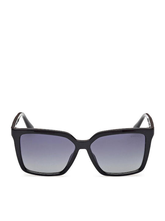 Guess Women's Sunglasses with Black Plastic Frame and Gray Gradient Polarized Lens GU00099 01D
