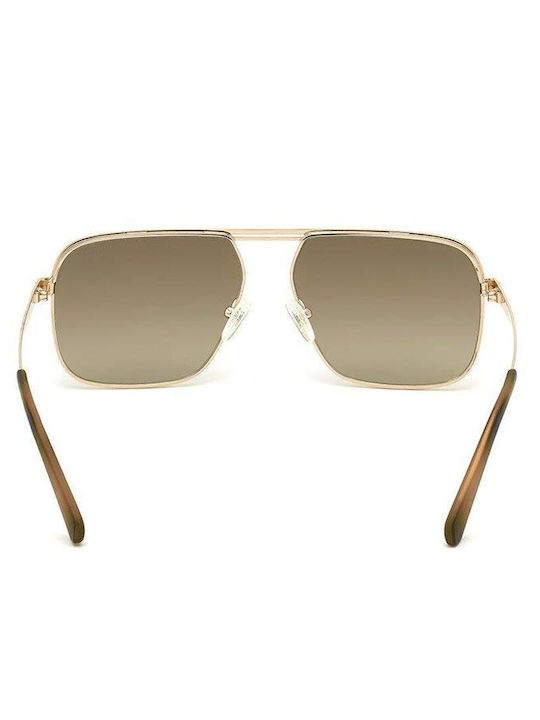 Guess Feminini Ochelari de soare cu Auriu Cadru și Gri Lentilă GU6939 32P