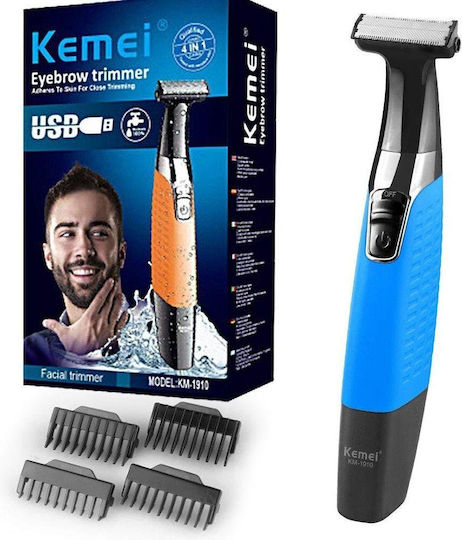 Kemei KM-1910 Ξυριστική Μηχανή Προσώπου Επαναφορτιζόμενη