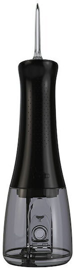 Lafe Water Flosser 300ml Επαναφορτιζόμενο & Αδιάβροχο Μαύρο