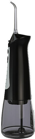 Lafe Water Flosser 300ml Επαναφορτιζόμενο & Αδιάβροχο Μαύρο