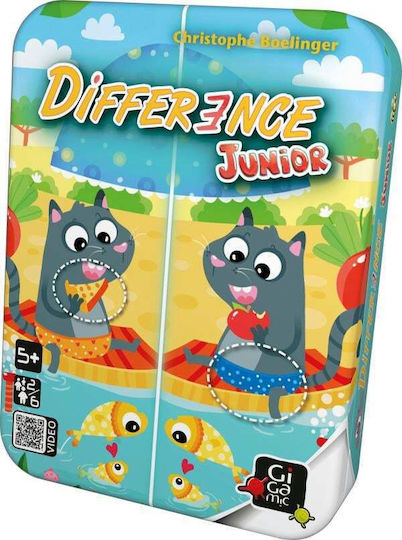 Επιτραπέζιο Παιχνίδι Difference Junior για 2-6 Παίκτες 5+ Ετών Gigamic