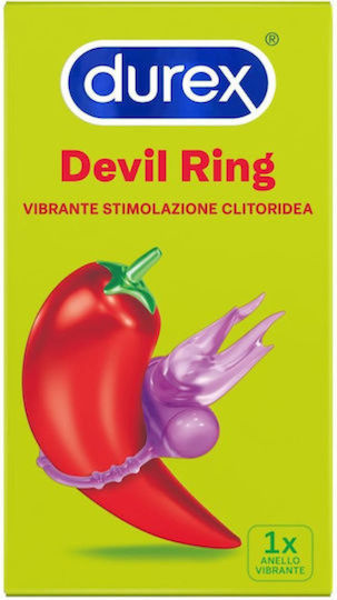 Durex Intense Little Devil Δονούμενο Δαχτυλίδι Πέους Μωβ