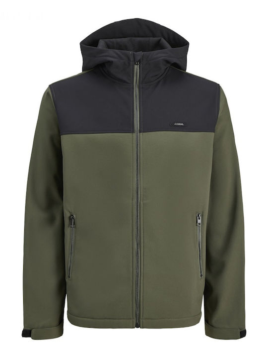 Χειμωνιάτικο Μπουφάν Softshell Αδιάβροχο και Αντιανεμικό Λαδι