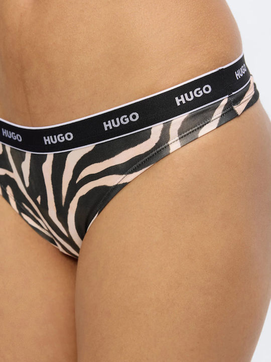 Βαμβακερά Γυναικεία String 3Pack Μαύρα