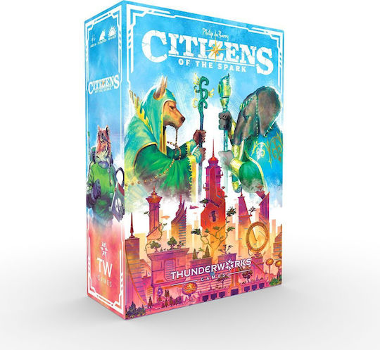 Настолна игра Citizens of the Spark за 7-10 играчи 14+ години (EN) Thunderworks Games