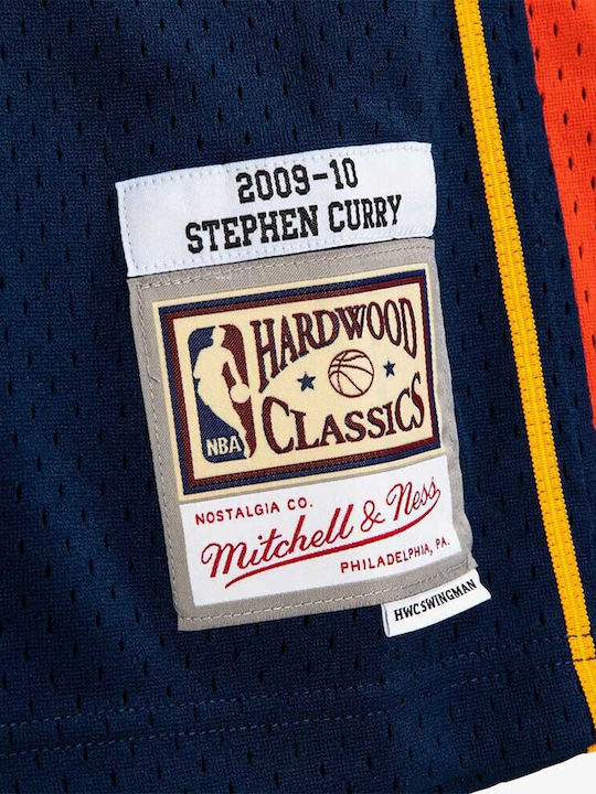 Mitchell & Ness Men's Jersey Stephen Curry Golden State Warriors 2009-10 Swingman Player Jersey Navy