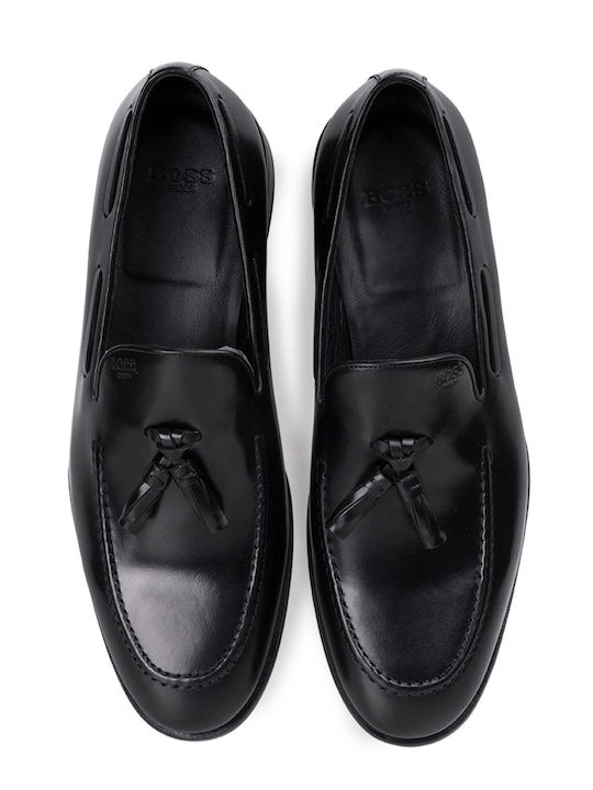 Men's Leather Loafers Black