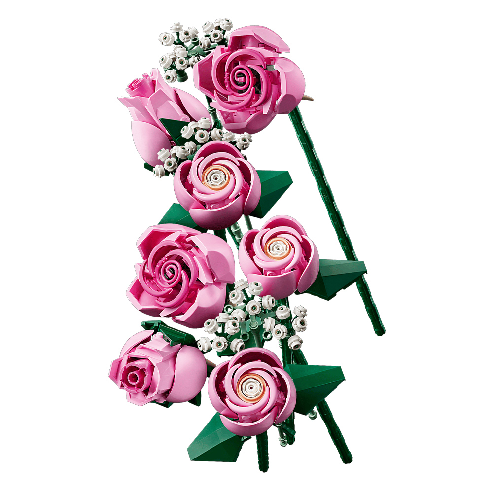 LEGO Botanical Collection Buchet de Trandafiri Roz pentru 18+ Ani