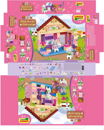 Androni Giocattoli Blocks Maximilian Families for 1.5-5 years old Years 80pcs