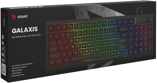Savio GALAXIS Gaming Keyboard with RGB Lighting (English US)