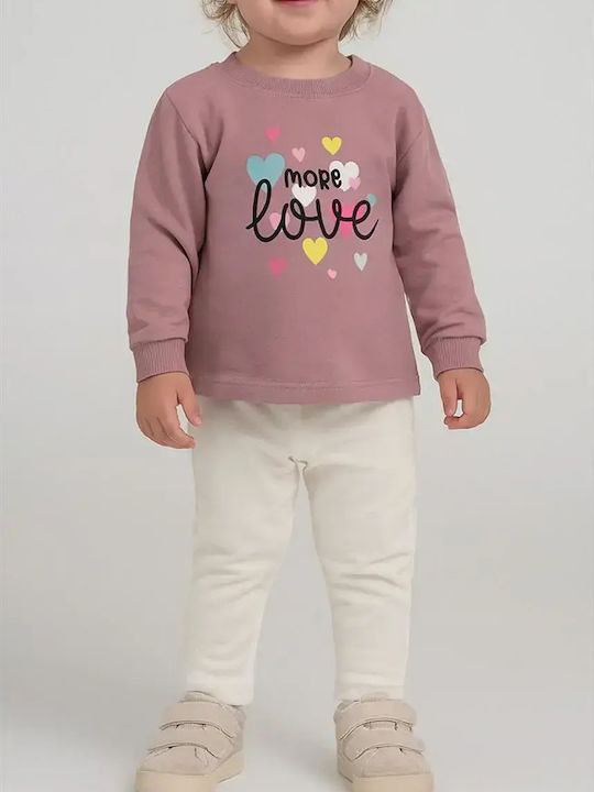 Kinder Sweatpants Set - Jogginganzug Pink 2Stück