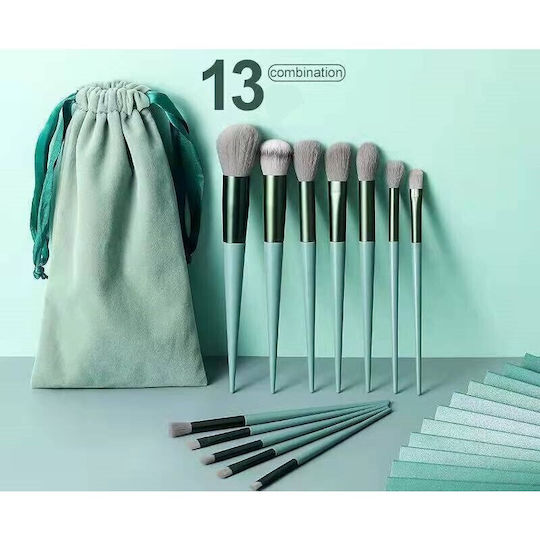 Alista Home Set Profesional Cu Pensule Și Bureței Pentru Machiaj Pentru Fundația 13 Bucăți