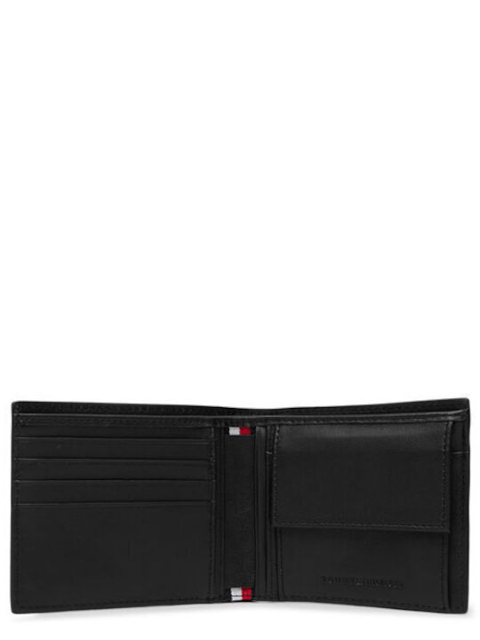 Th Emboss Кожен Мъжки Портфейл Черен