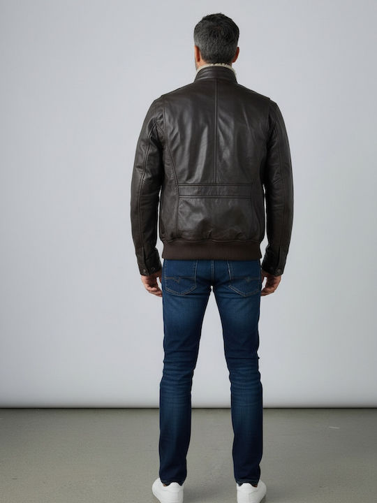 Leather Jacket Brown