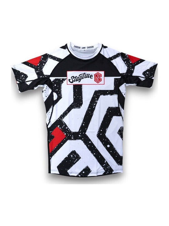 Chosen Men's Short Sleeve Shirt CHRS160 for Jiu-Jitsu Black