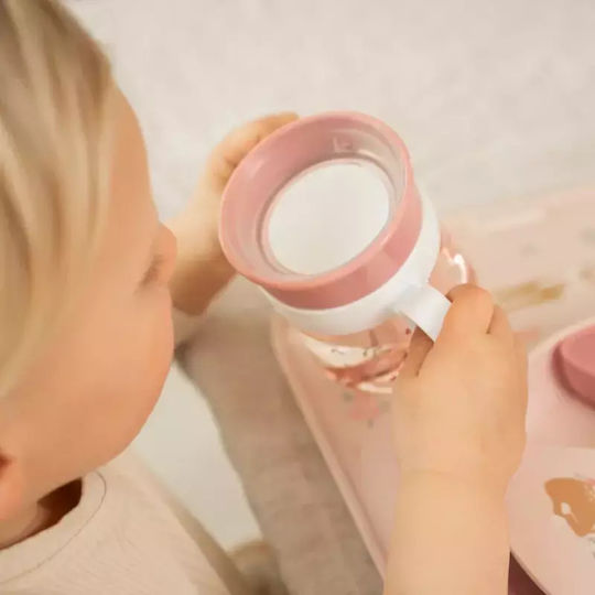 Little Dutch Toddler Plastic Cup Pink Fairy Garden 300ml