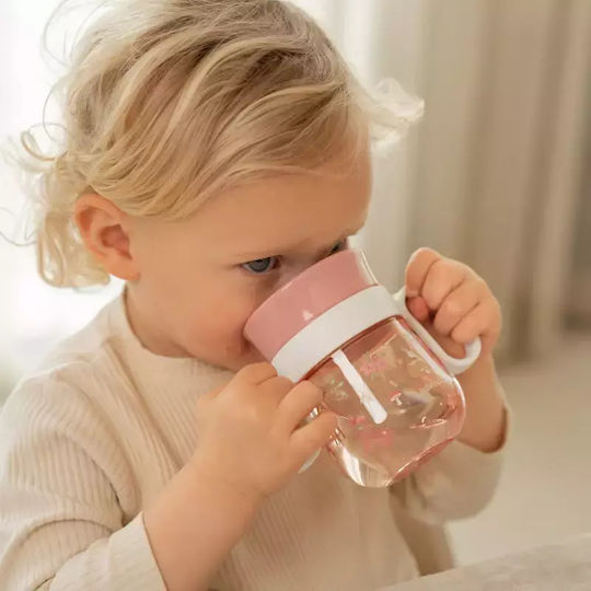 Little Dutch Toddler Plastic Cup Pink Fairy Garden 300ml