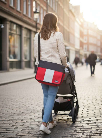Shoulder/Hand Diaper Bag Junior's Red