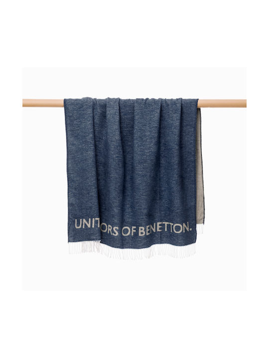 Benetton Κουβέρτα Foam Γκρι 140x190εκ.