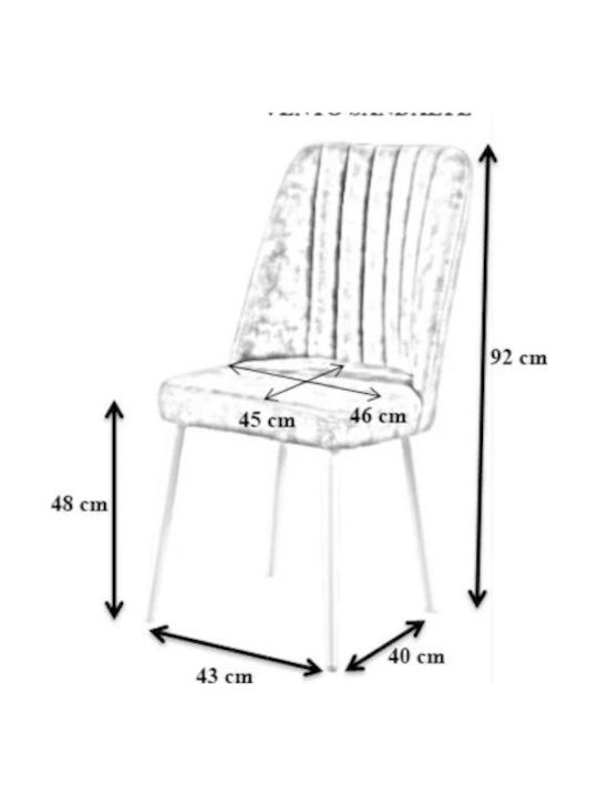 Esszimmermöbel-Set mit 6 Stücken 170x80cm